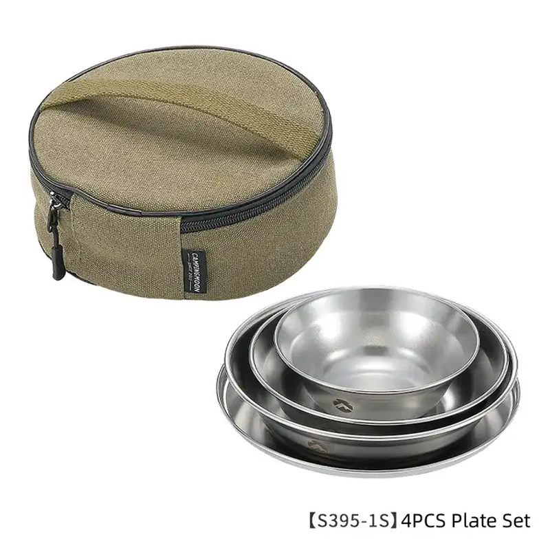 Outdoor Camping Korea - Juego de Platos y Utensilios de