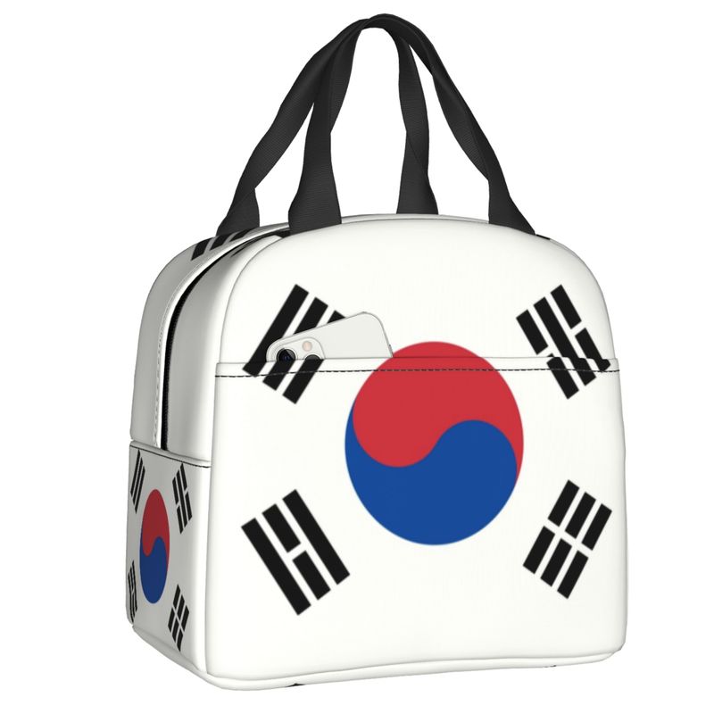 Outdoor Camping Korea - Fiambrera con aislamiento térmico y bandera