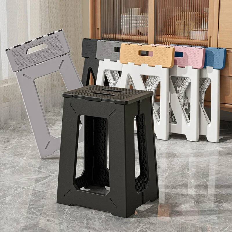 Outdoor Camping High Chair - Taburete de plástico para adultos, taburete