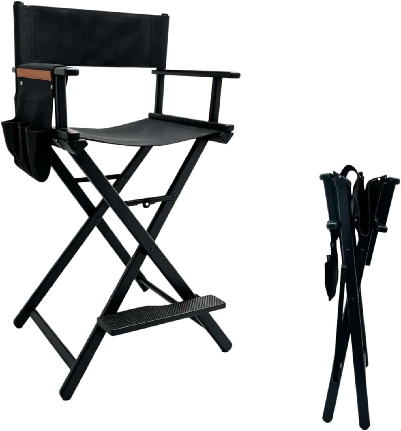 Outdoor Camping High Chair - Silla de director alta portátil de