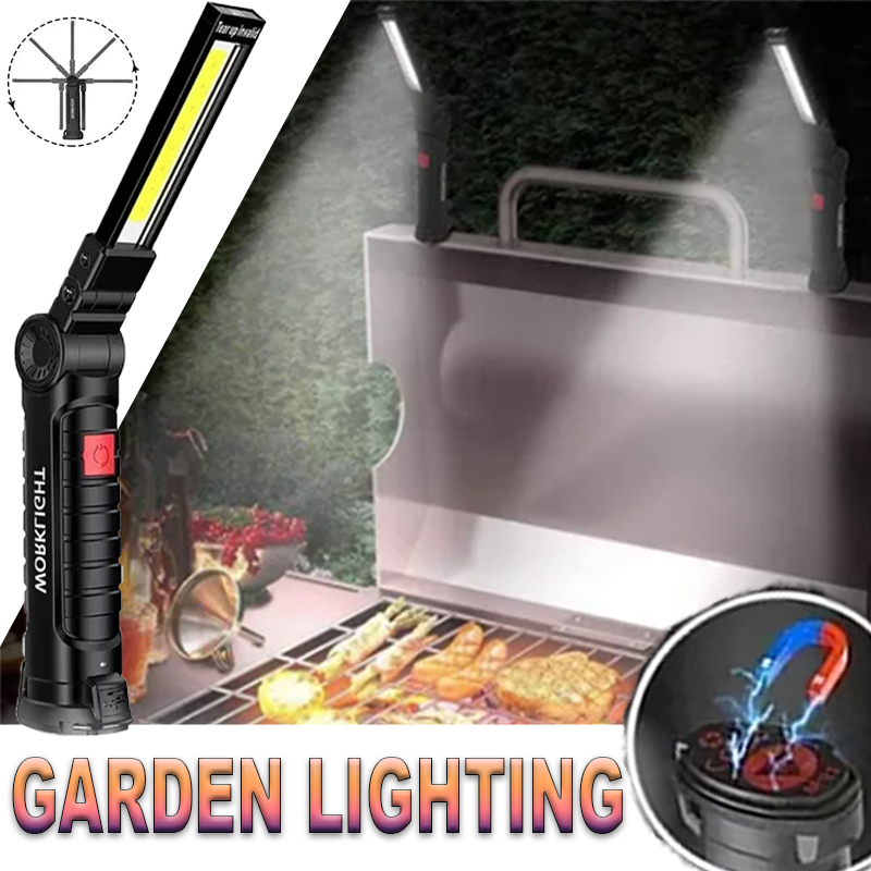 Camping Lantern - Linterna LED portátil con gancho magnético,