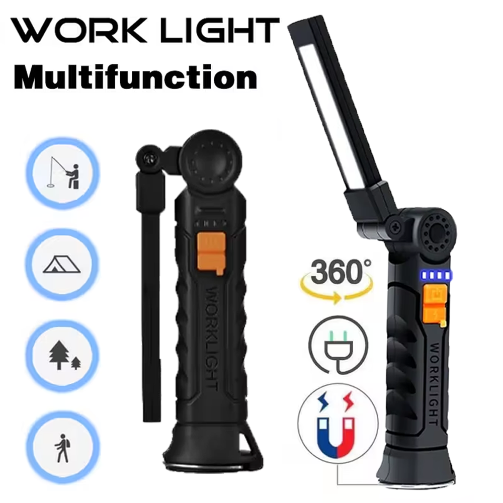 Camping Lantern - Linterna LED COB portátil, linterna recargable