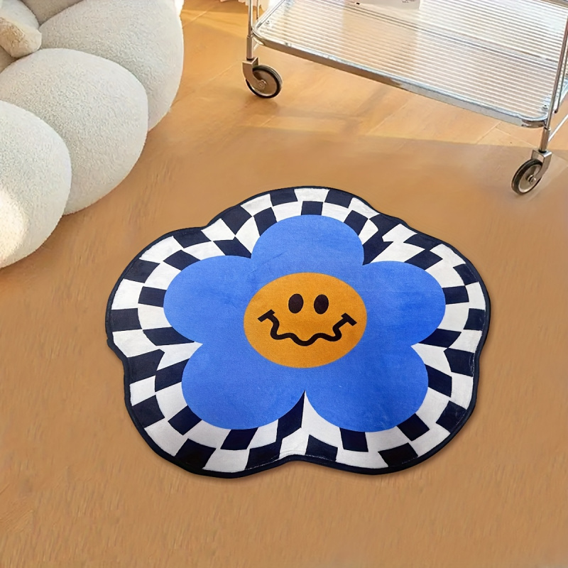 Camping Outdoor Or Indoor - Alfombra VIKAMA con diseño de flor