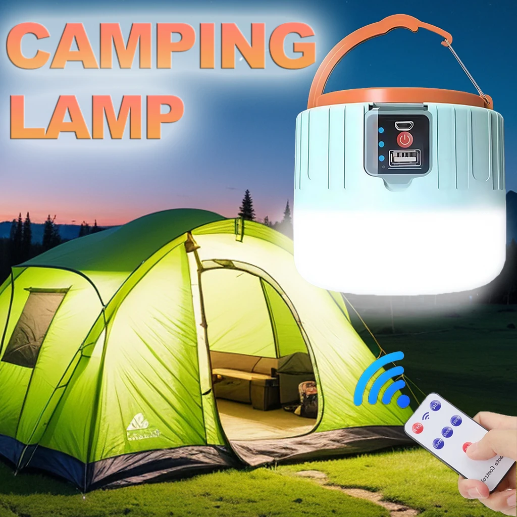 Camping Lantern - Linterna Solar para acampar, luz LED