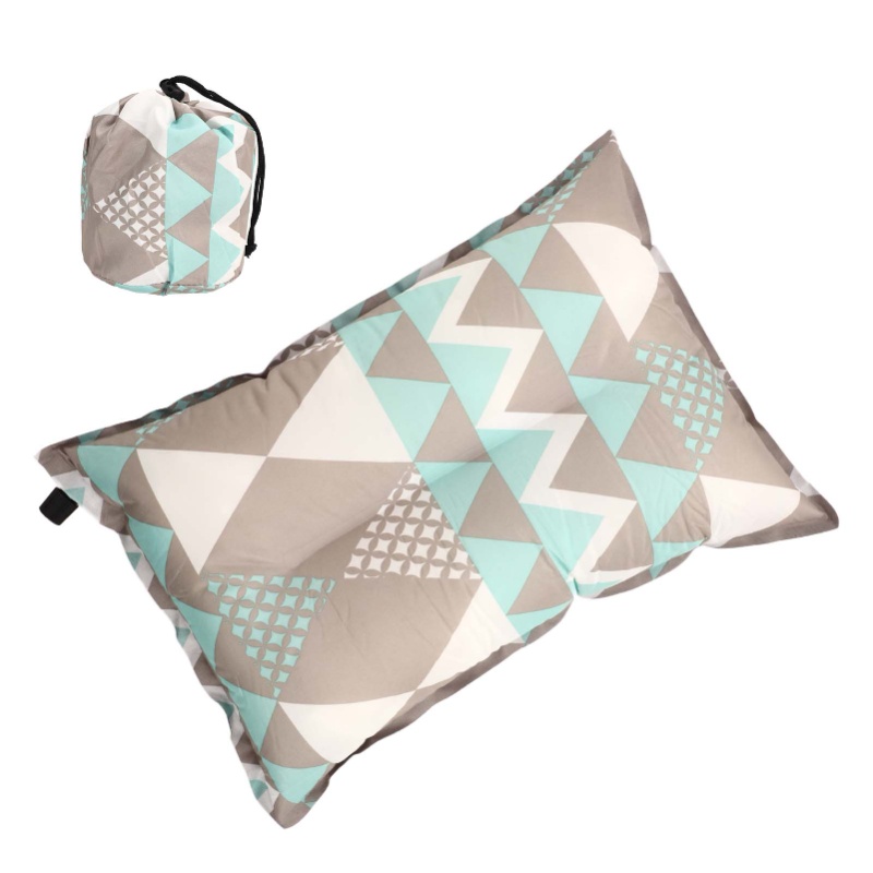 Camp Pillow Compressible - Almohada inflable automática de alta elasticidad,