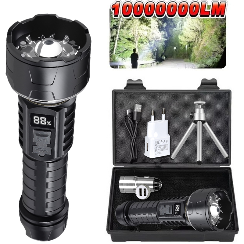 Camping Lantern - Linterna LED COB, linterna recargable, antorcha