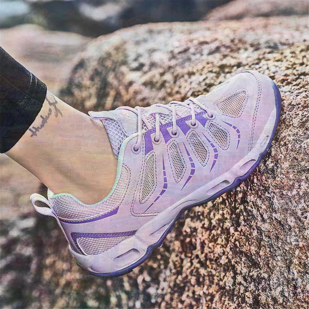Outdoor Camping Ideas - Zapatillas Sumer con punta redonda plateadas,