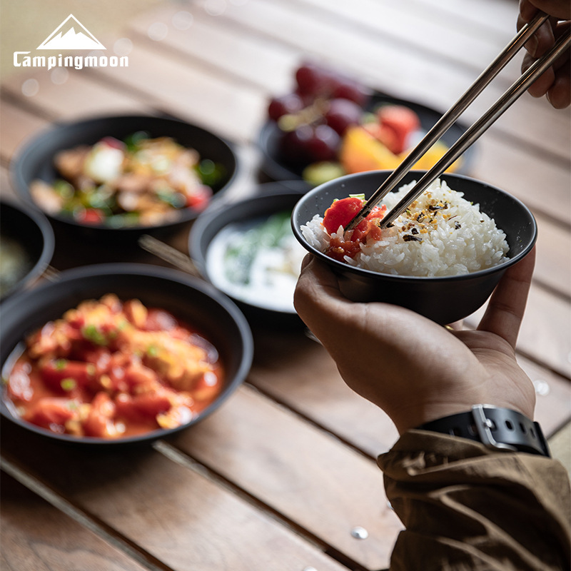 Outdoor Camping Korea - CAMPINGMOON Juego de Platos y Tazones