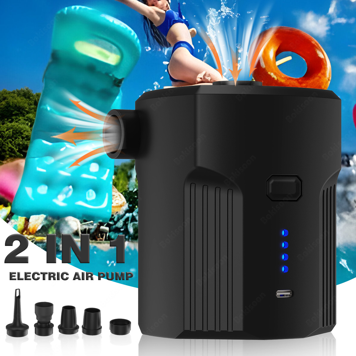 Outdoor Camping Carpet - Bomba de aire eléctrica portátil para