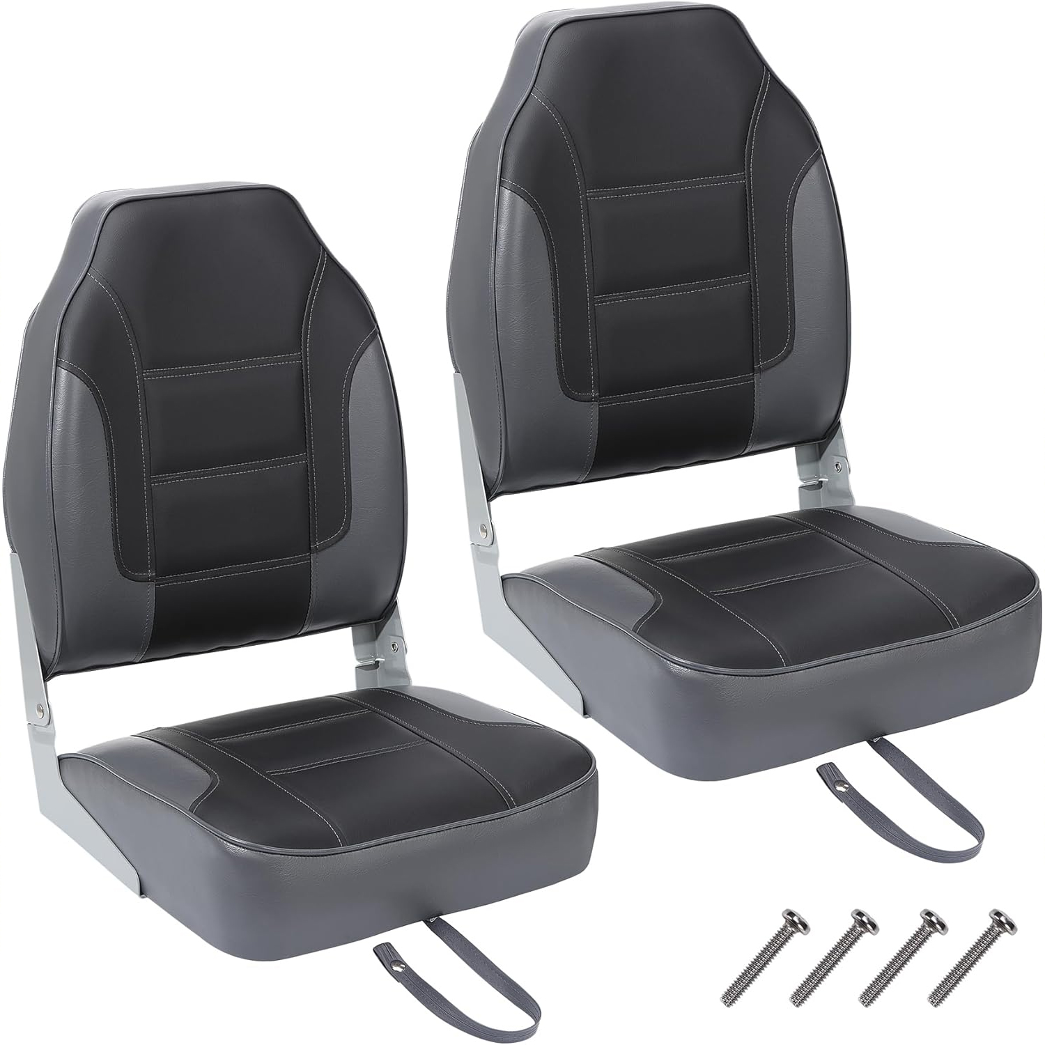Folding Chair - Paquete de 2 asientos plegables para