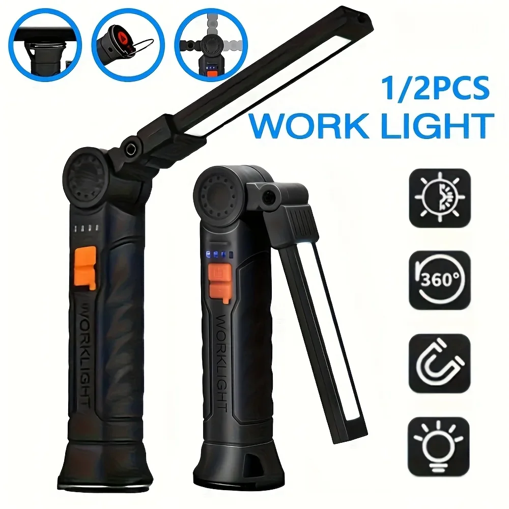 Camping Lantern - Linterna LED COB portátil, luz de