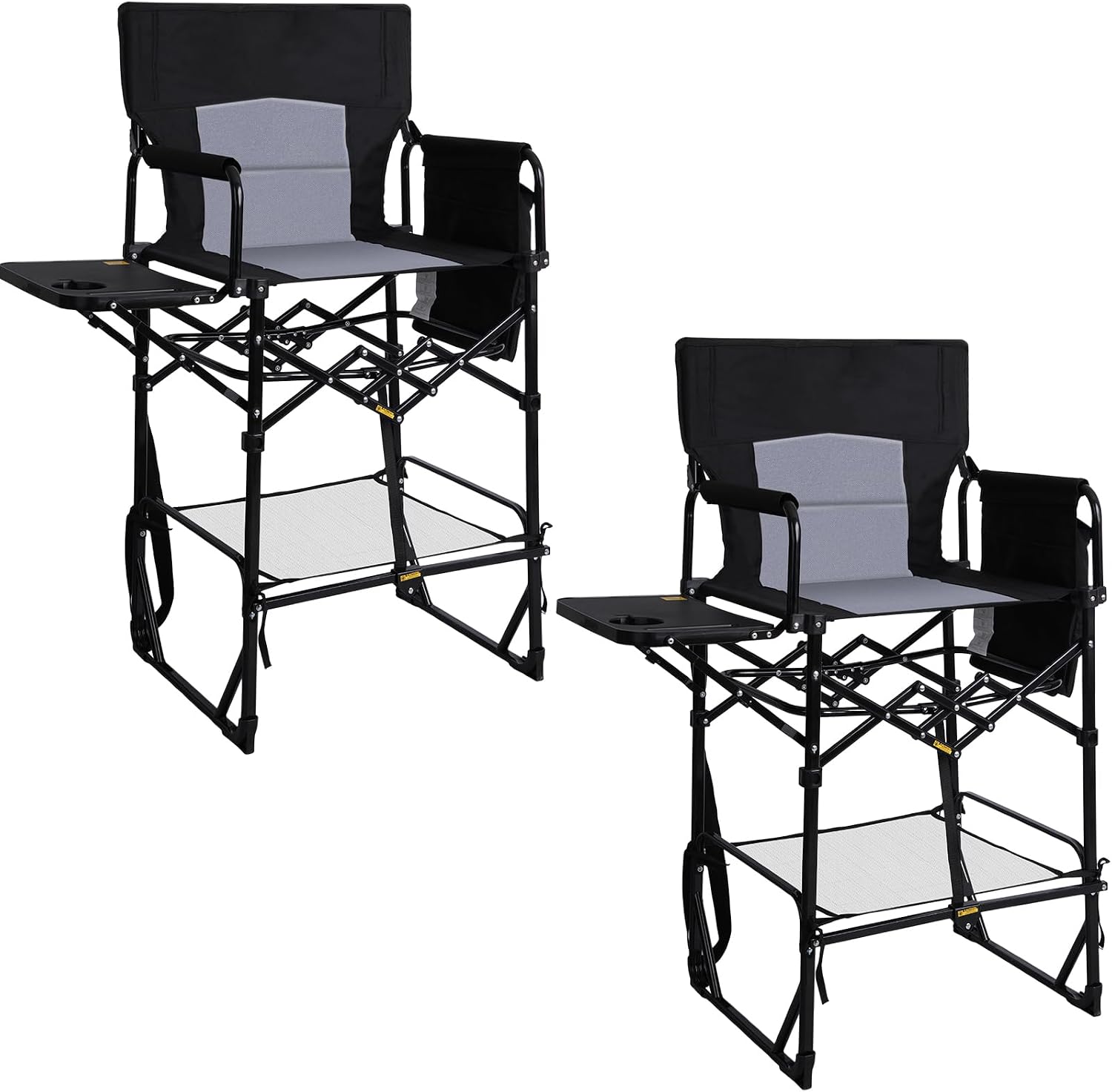 Outdoor Camping High Chair - Paquete de 2 Sillas de Director