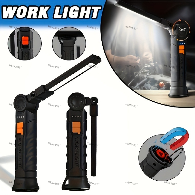 Camping Lantern - Linterna LED plegable COB, luz de