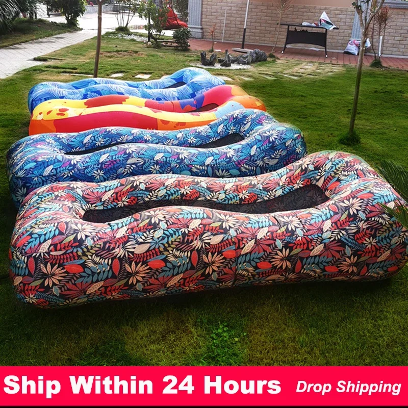 Camp Pillow Compressible - Sofá cama inflable para dormir, colchón