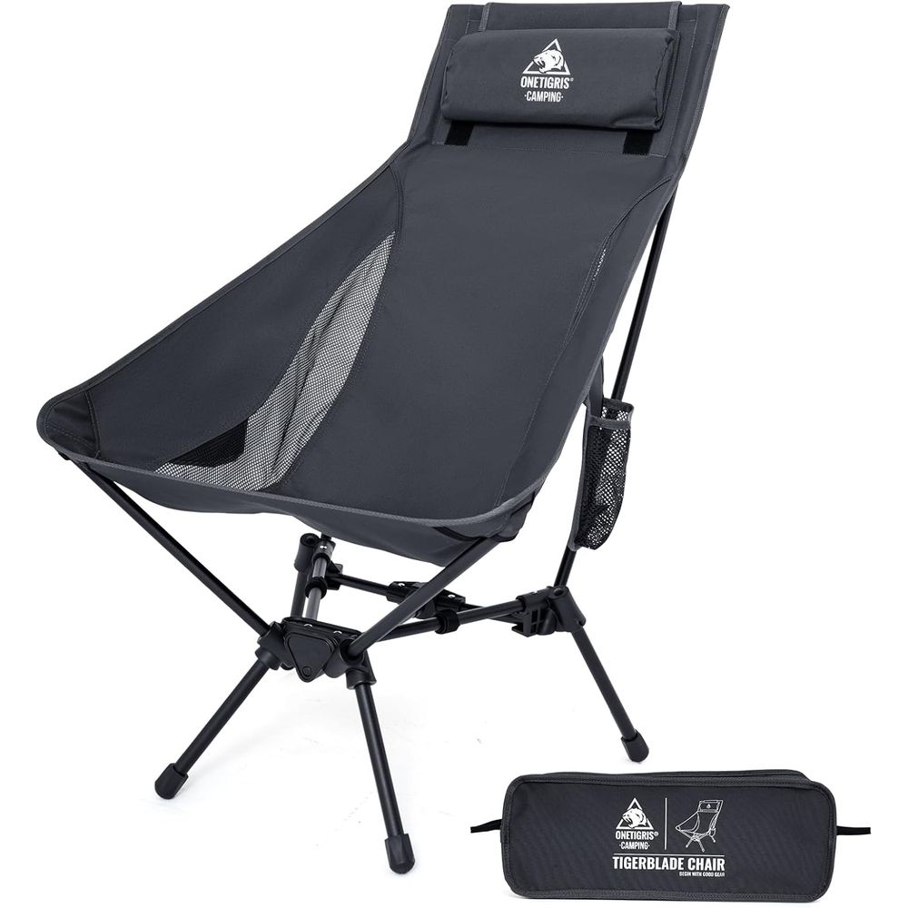 Folding Chair - Silla de Camping Tigerblade con Respaldo