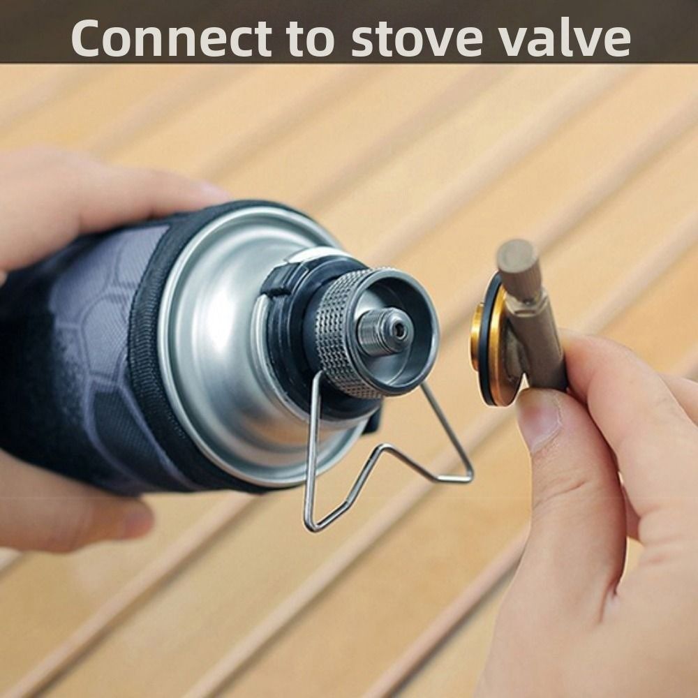 Outdoor Camping On Youtube - Adaptador de butano de aleación de