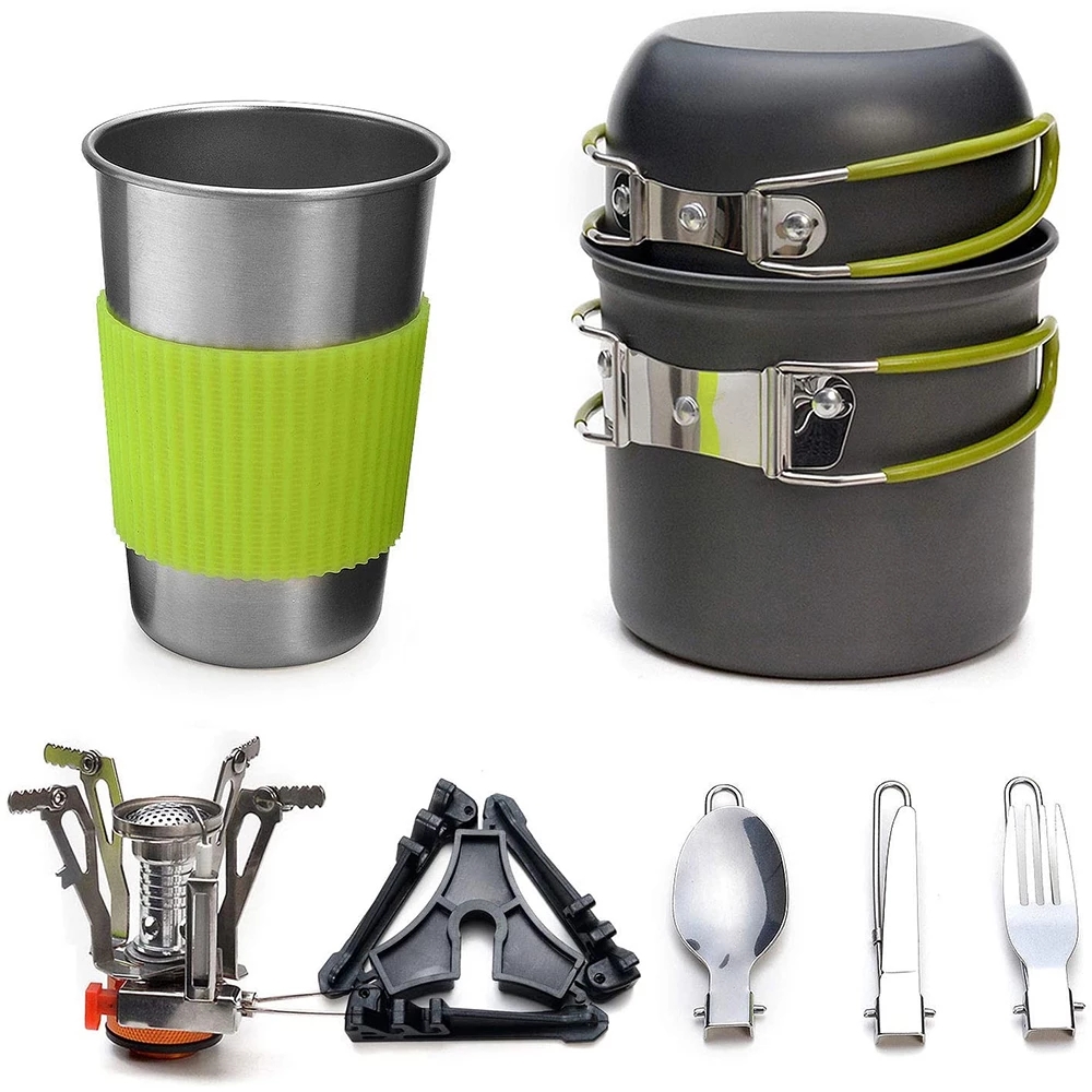 Outdoor Camping Dining Set - Kit de utensilios de cocina para
