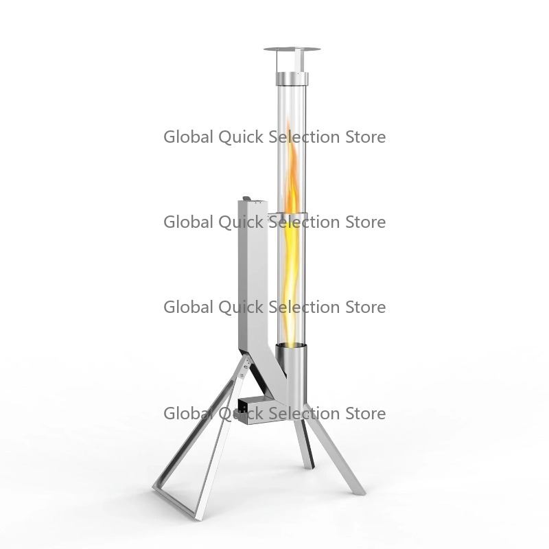 Estufa de pellets para exterio - Outdoor Camping Heater reseña y precio