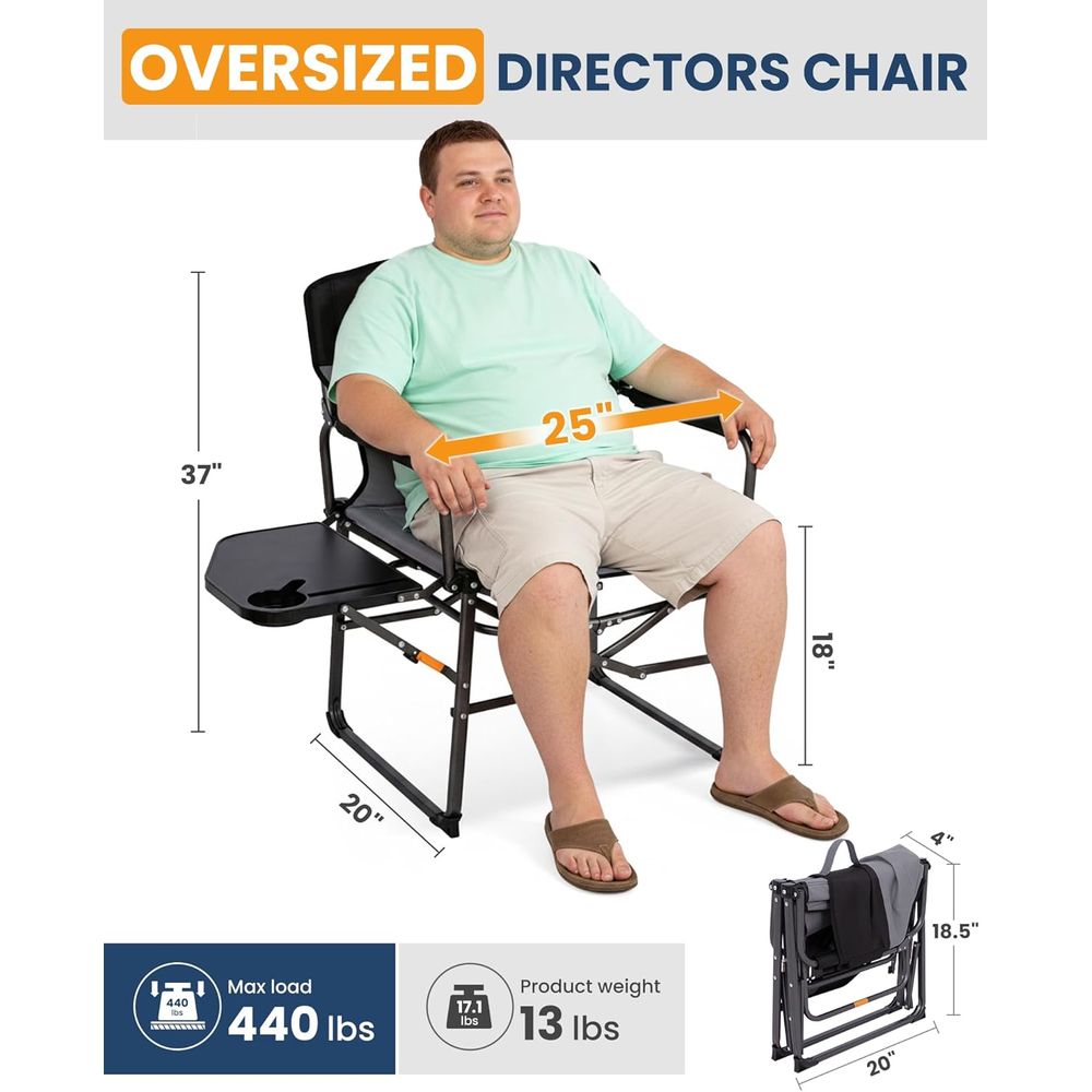 Silla de Director de Camping E - Folding Chair reseña y precio