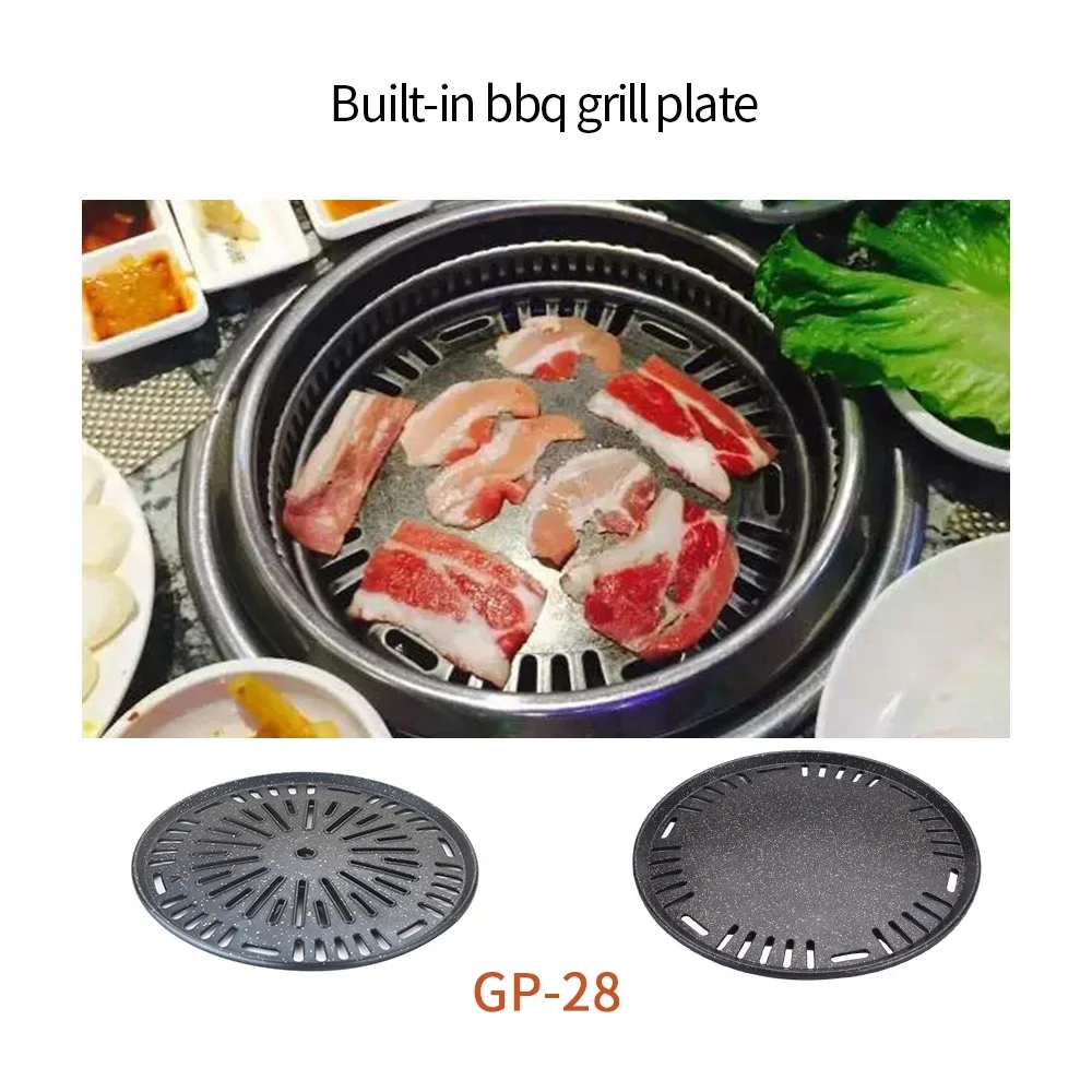 Placa redonda de aluminio para - Outdoor Camping Korea reseña y precio