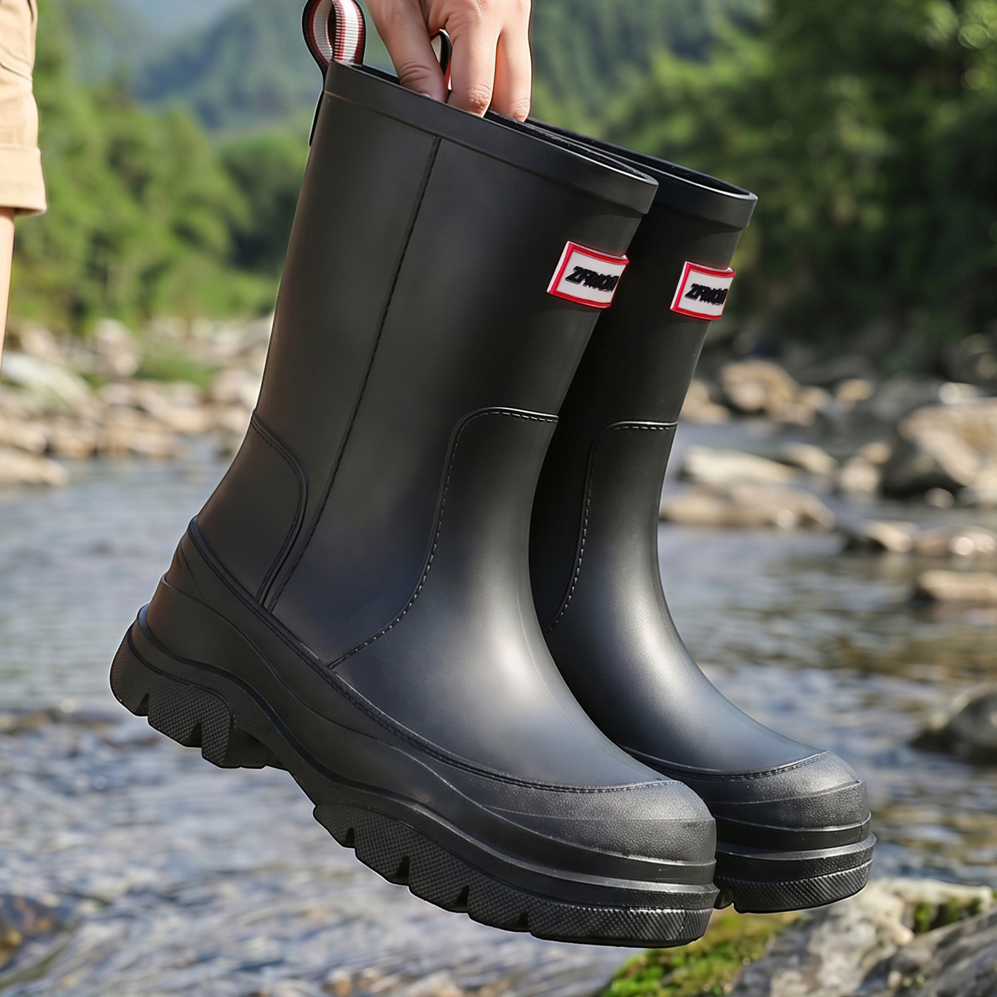 Botas de Lluvia de Media Caña  - Outdoor Camping On Youtube reseña y precio