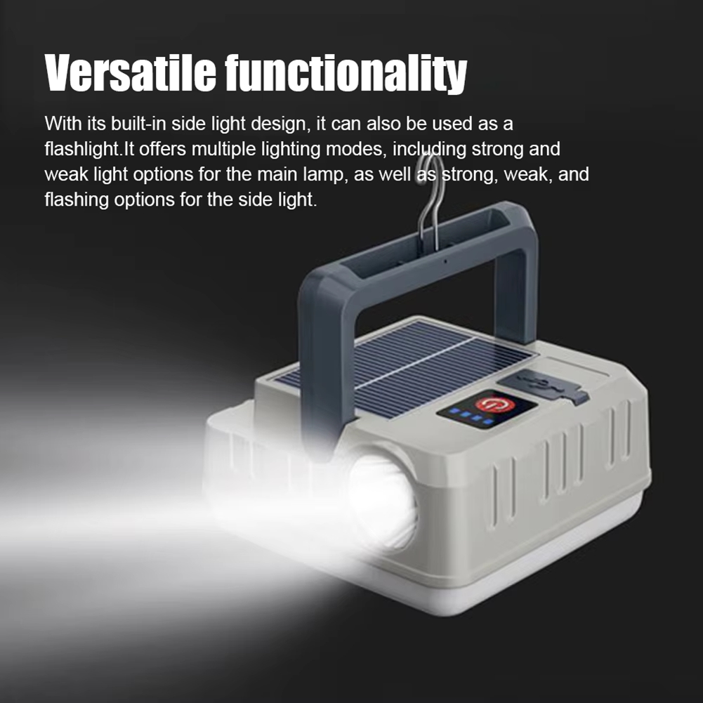 Nueva luz Solar portátil para  - Camping Solar Lantern reseña y precio