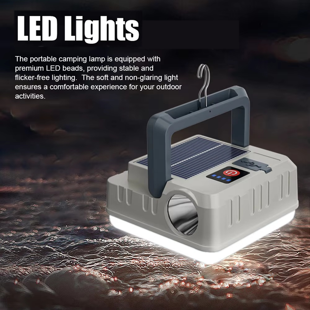 Nueva luz Solar portátil para  - Camping Solar Lantern reseña y precio