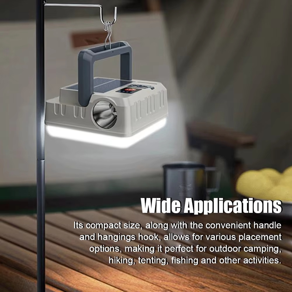 Nueva luz Solar portátil para  - Camping Solar Lantern reseña y precio