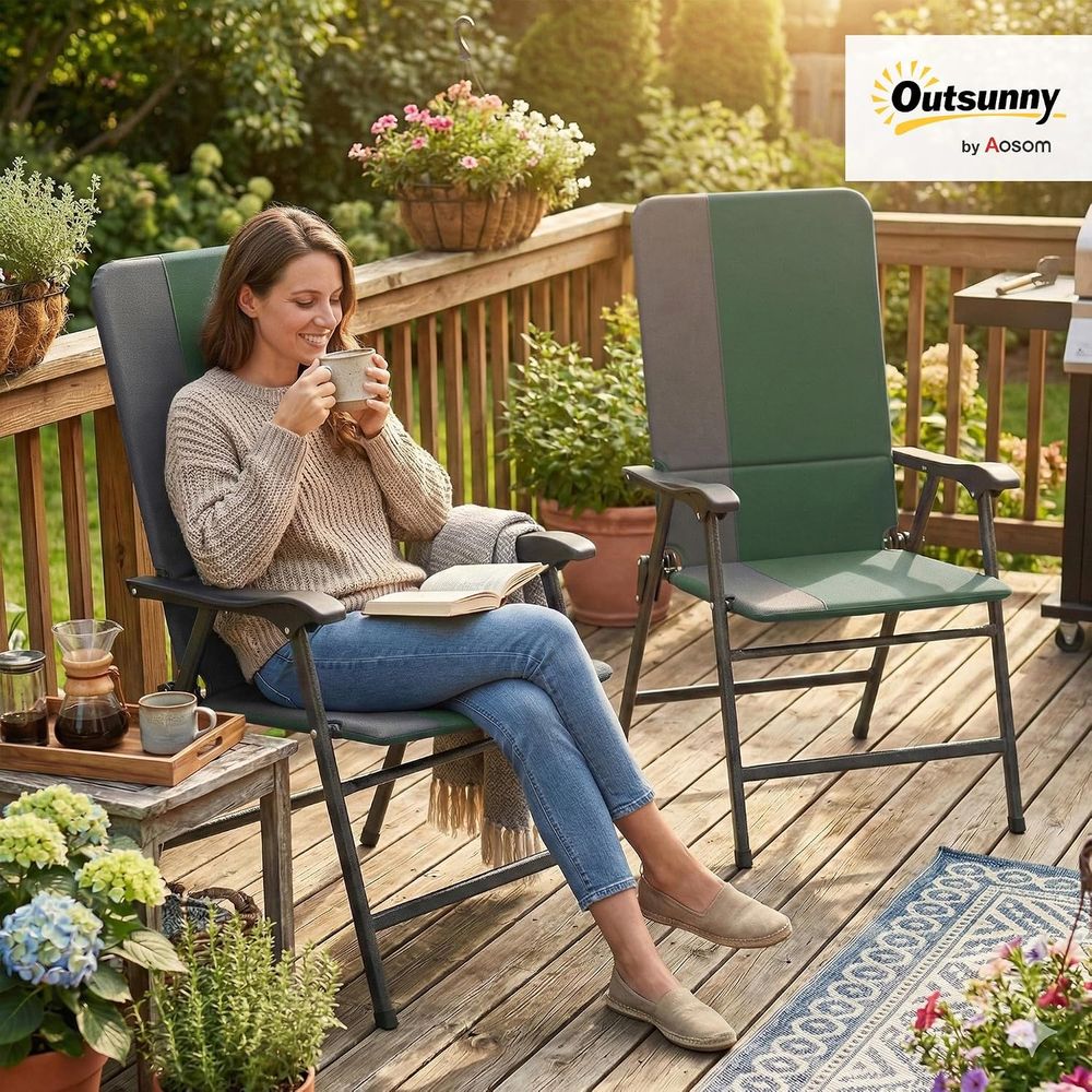 Juego de Sillas para Exteriore - Outdoor Camping High Chair reseña y precio
