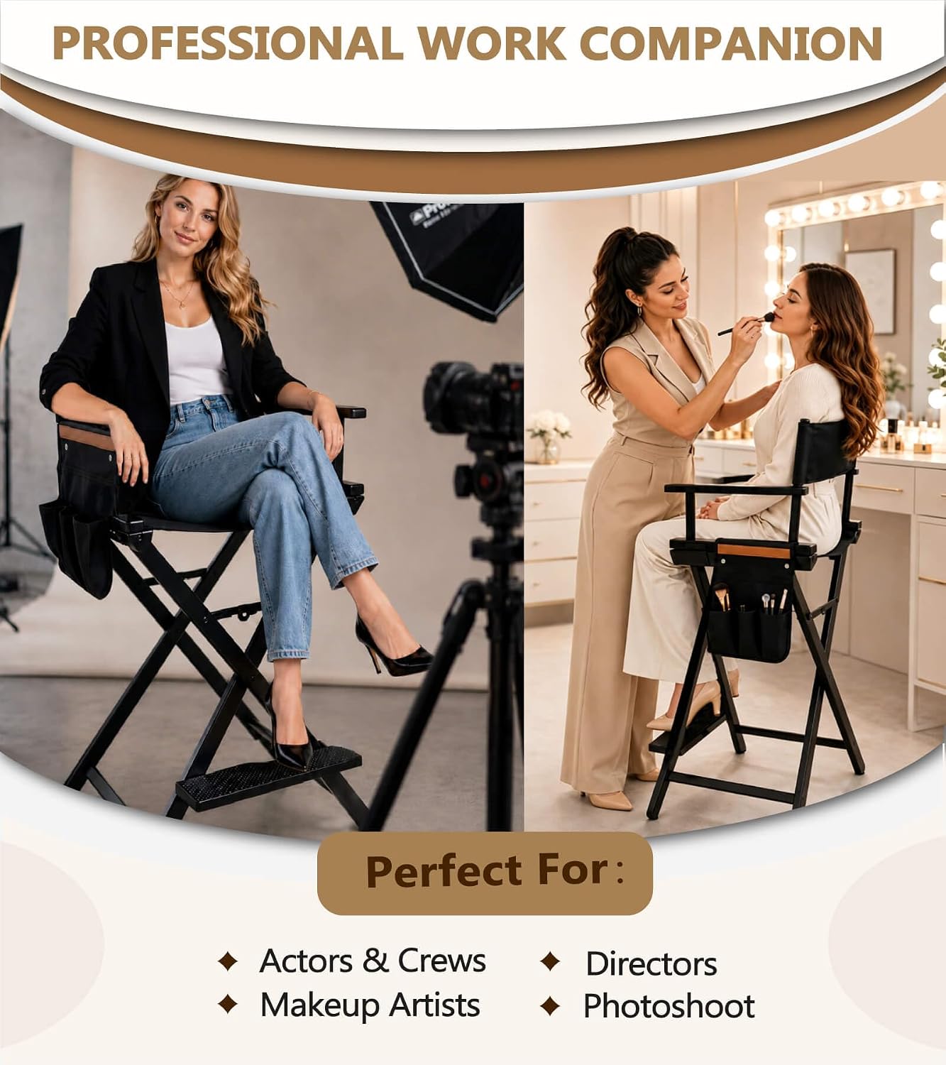 Silla de director alta portáti - Outdoor Camping High Chair reseña y precio