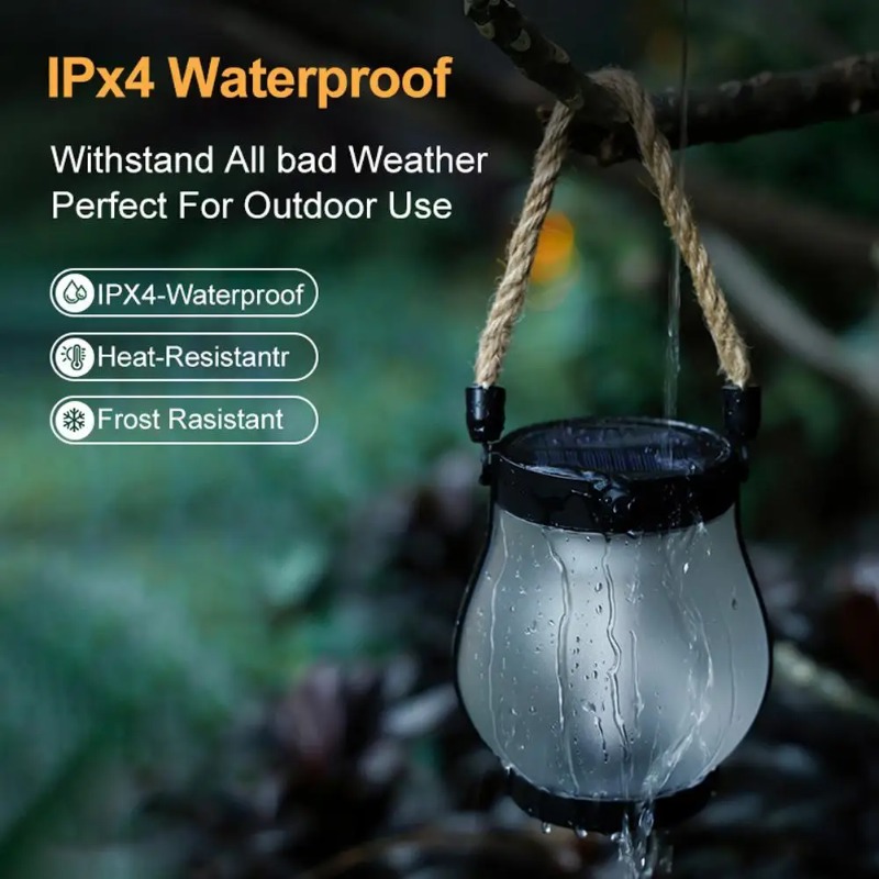 Lámpara Solar con Forma de Lla - Camping Solar Lantern reseña y precio