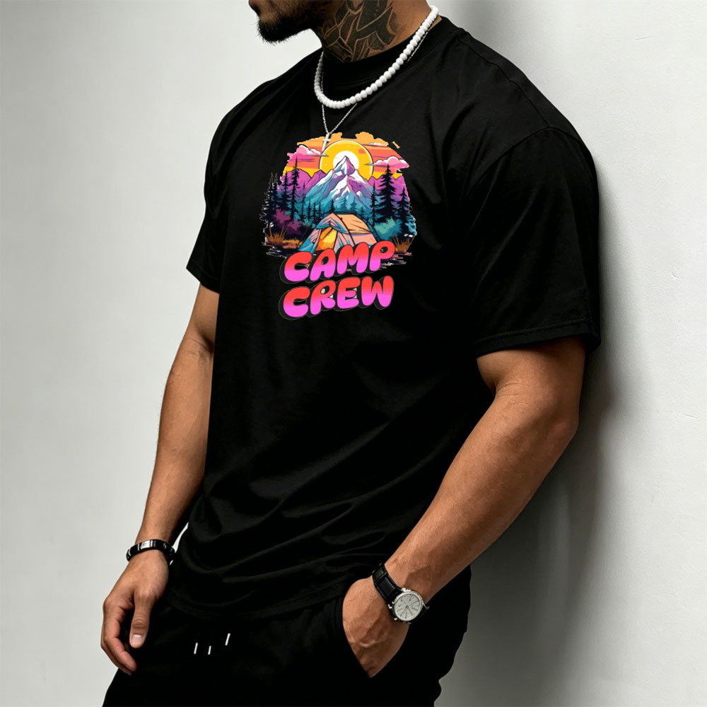 Camiseta para hombre con gráfi - Outdoor Camping Quotes reseña y precio