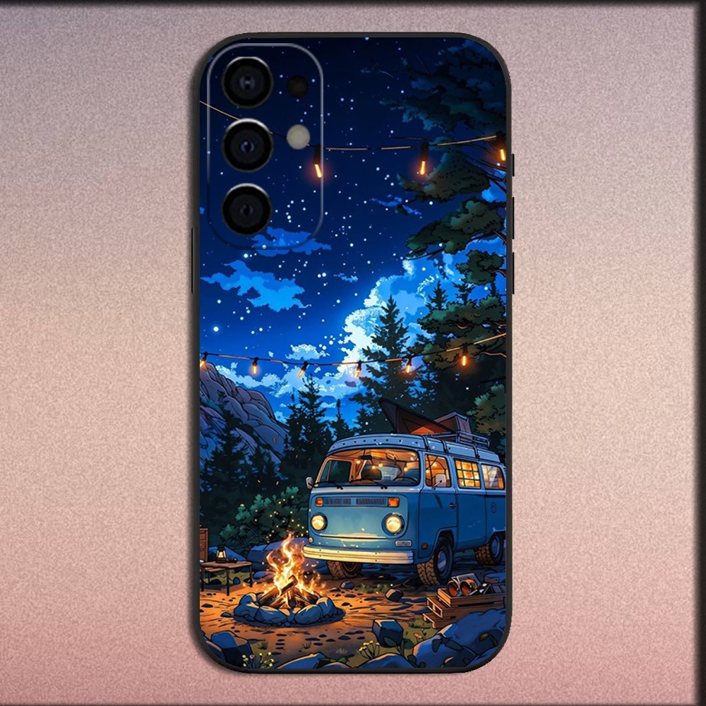 Combi Van-funda de teléfono pa - Outdoor Camping Quotes reseña y precio