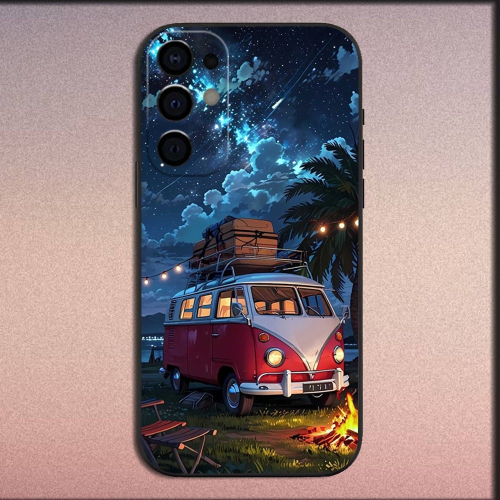 Combi Van-funda de teléfono pa - Outdoor Camping Quotes reseña y precio