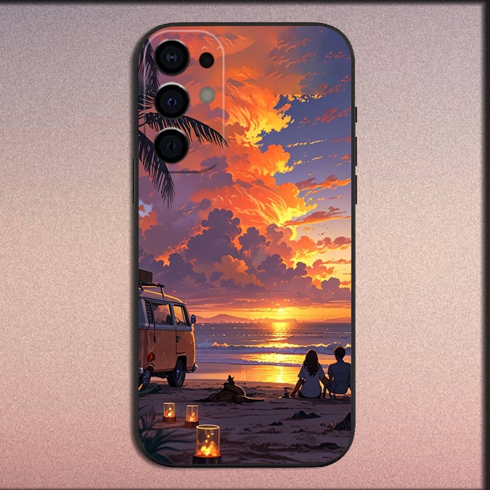 Combi Van-funda de teléfono pa - Outdoor Camping Quotes reseña y precio