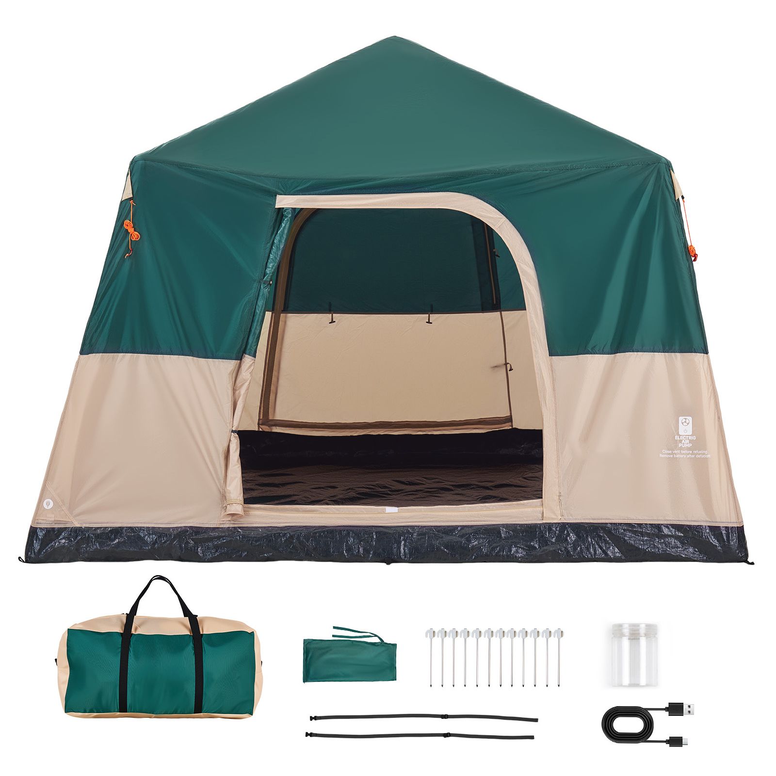 Carpa de Camping, Carpa Inflab - Outdoor Camping On Youtube reseña y precio