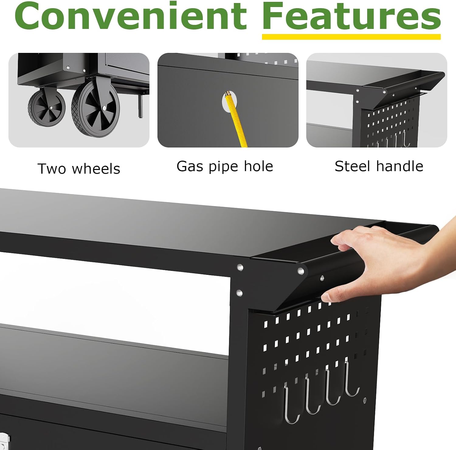 Carrito de parrilla para exter - Outdoor Camping Kitchen reseña y precio