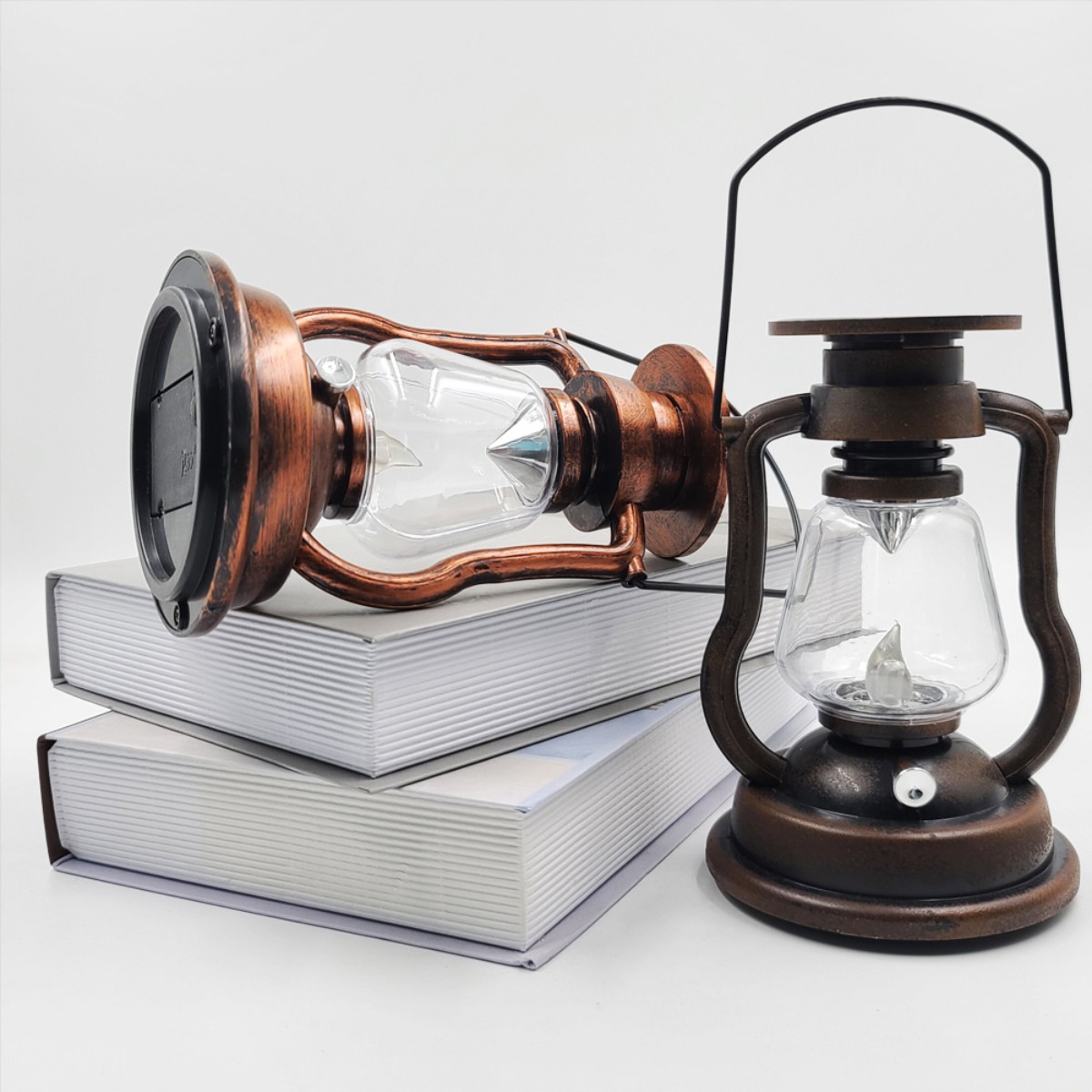 Lámpara de queroseno retro sol - Camping Solar Lantern reseña y precio