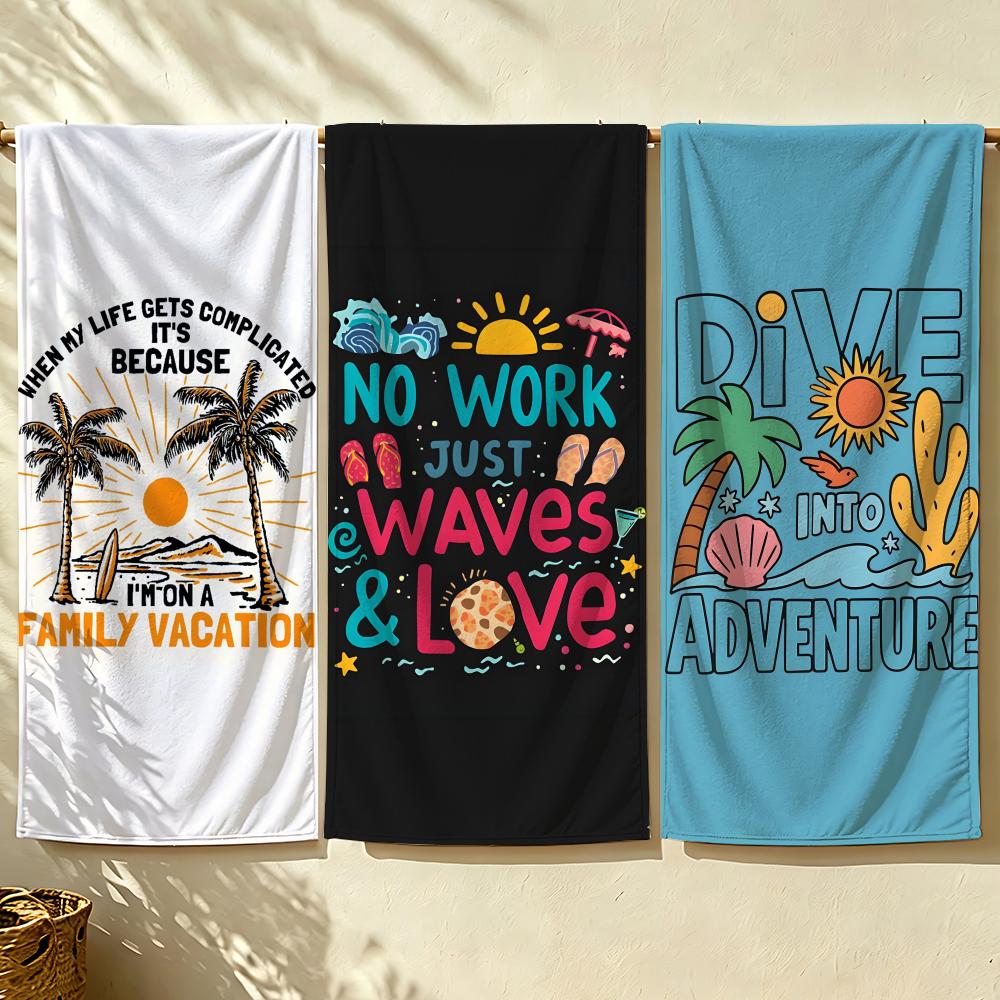 Toalla de playa Quote T-Take m - Outdoor Camping Quotes reseña y precio