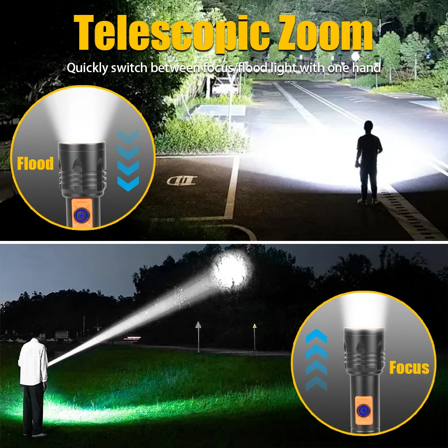 Linterna LED de alta potencia, - Camping Lantern reseña y precio