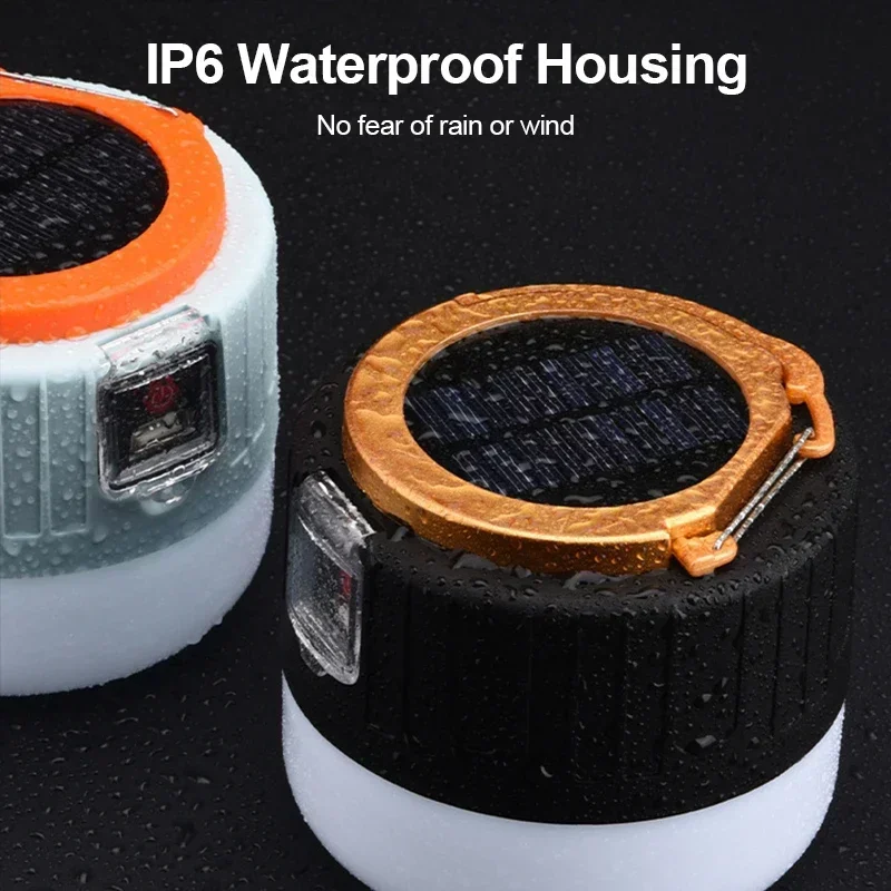 Luz LED Solar para acampar, Ba - Camping Solar Lantern reseña y precio