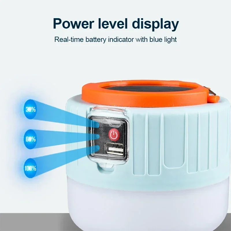 Luz LED Solar para acampar, Ba - Camping Solar Lantern reseña y precio