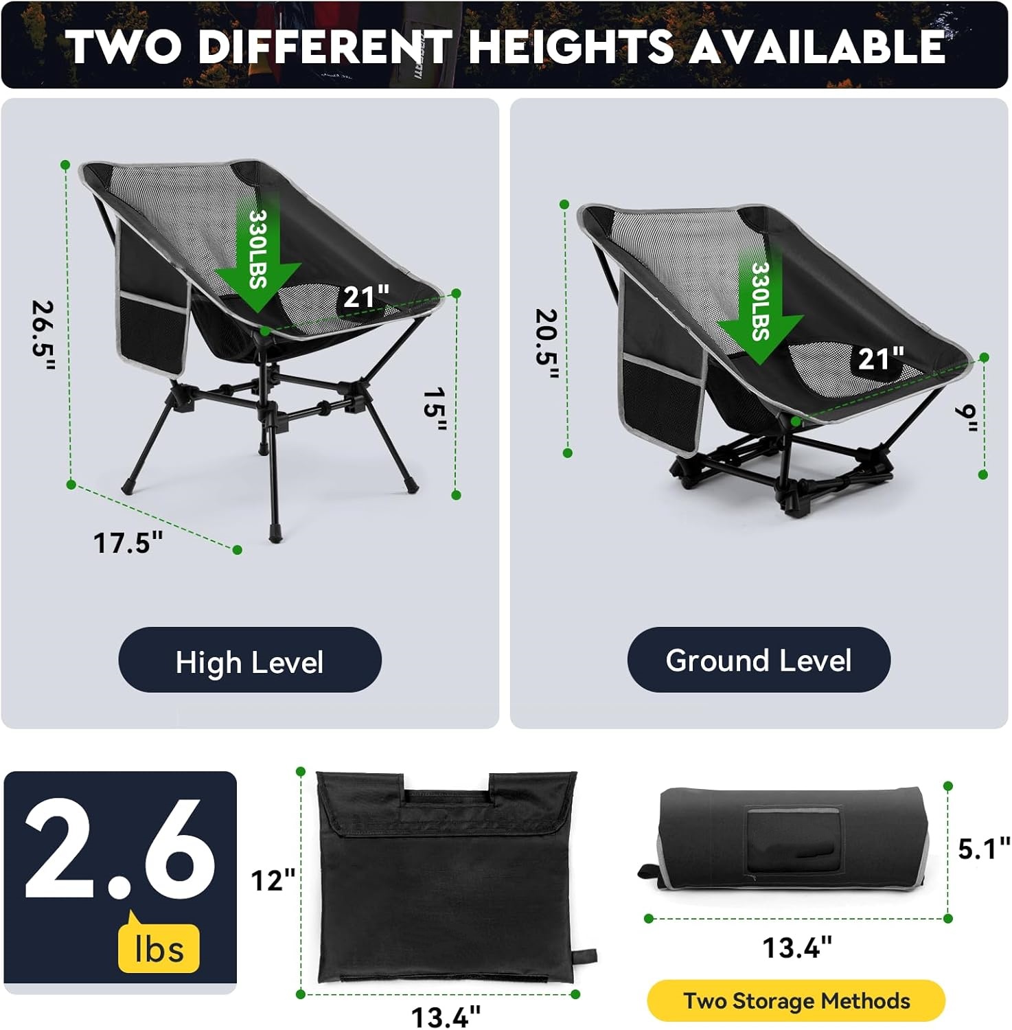 Silla de Camping Ligera, Silla - Folding Chair reseña y precio