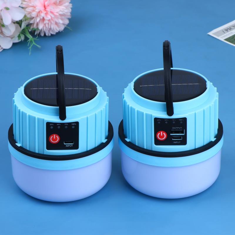 Lámpara Solar LED para Exterio - Camping Solar Lantern reseña y precio