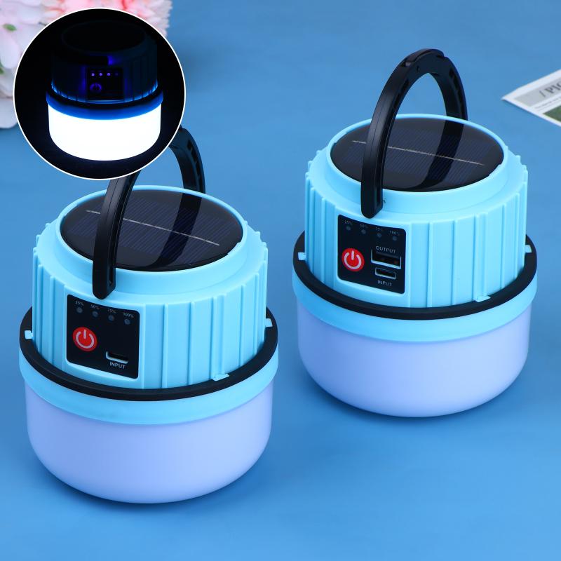Lámpara Solar LED para Exterio - Camping Solar Lantern reseña y precio