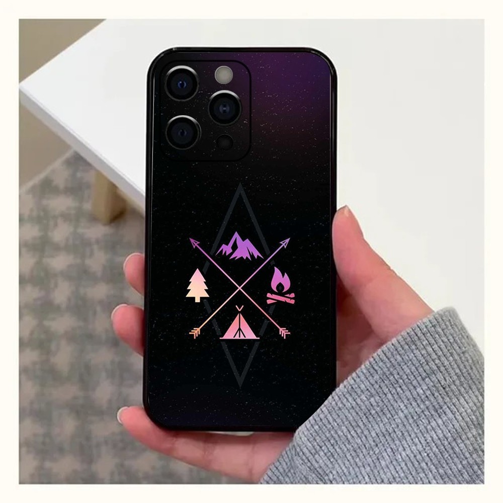 Funda de teléfono para exterio - Outdoor Camping Quotes reseña y precio