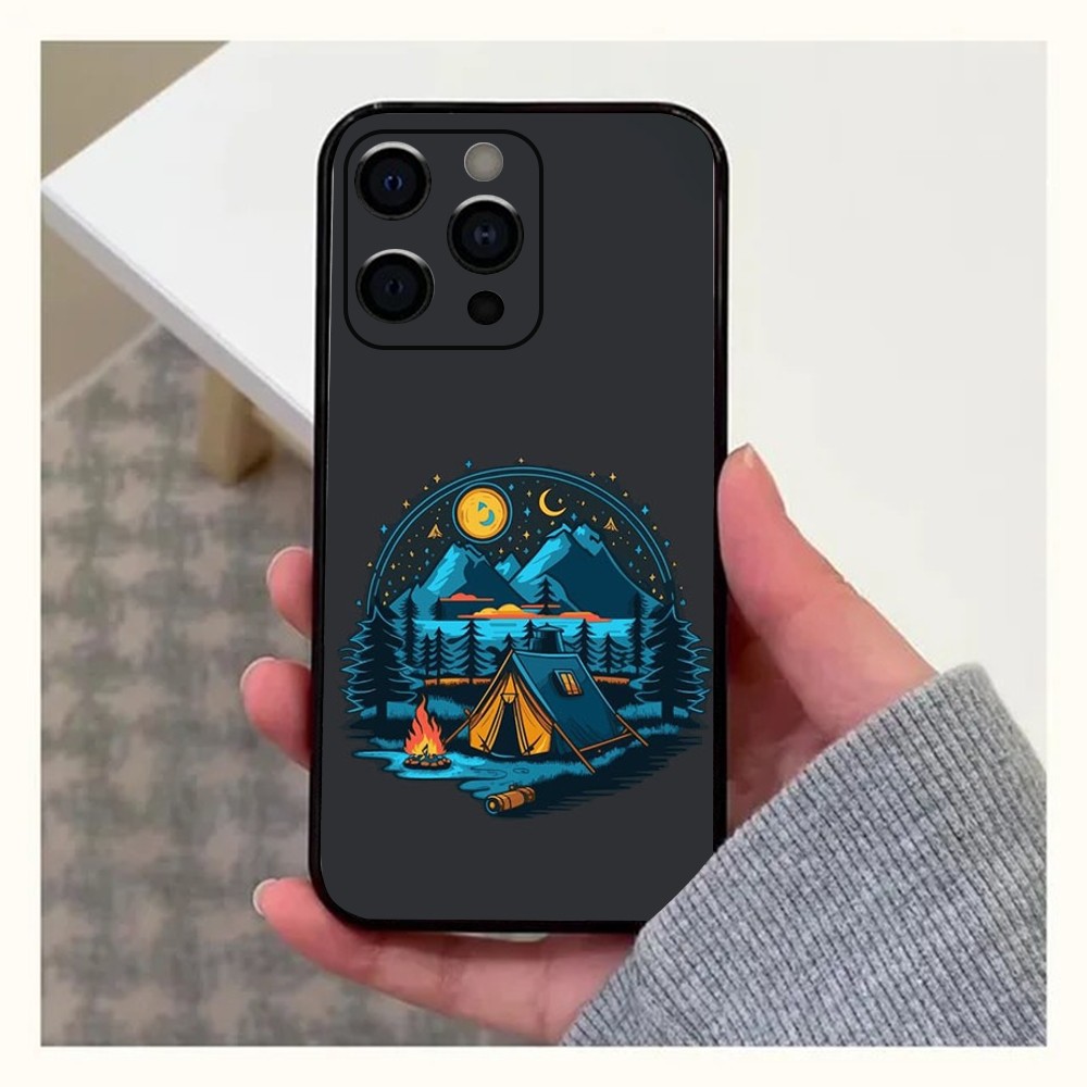 Funda de teléfono para exterio - Outdoor Camping Quotes reseña y precio