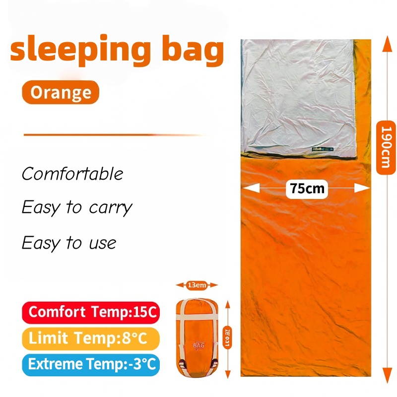 Suministros para Acampar, Saco - Outdoor Camping Sleeping Bag reseña y precio