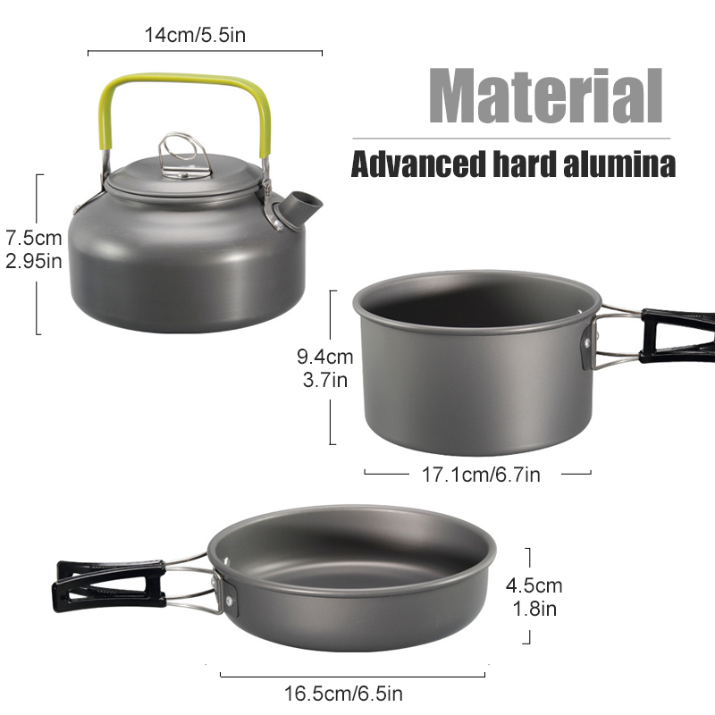 WESTTUNE-Kit de utensilios de  - Outdoor Camping Dining Set reseña y precio