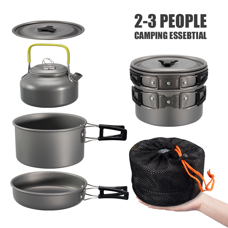 WESTTUNE-Kit de utensilios de  - Outdoor Camping Dining Set reseña y precio